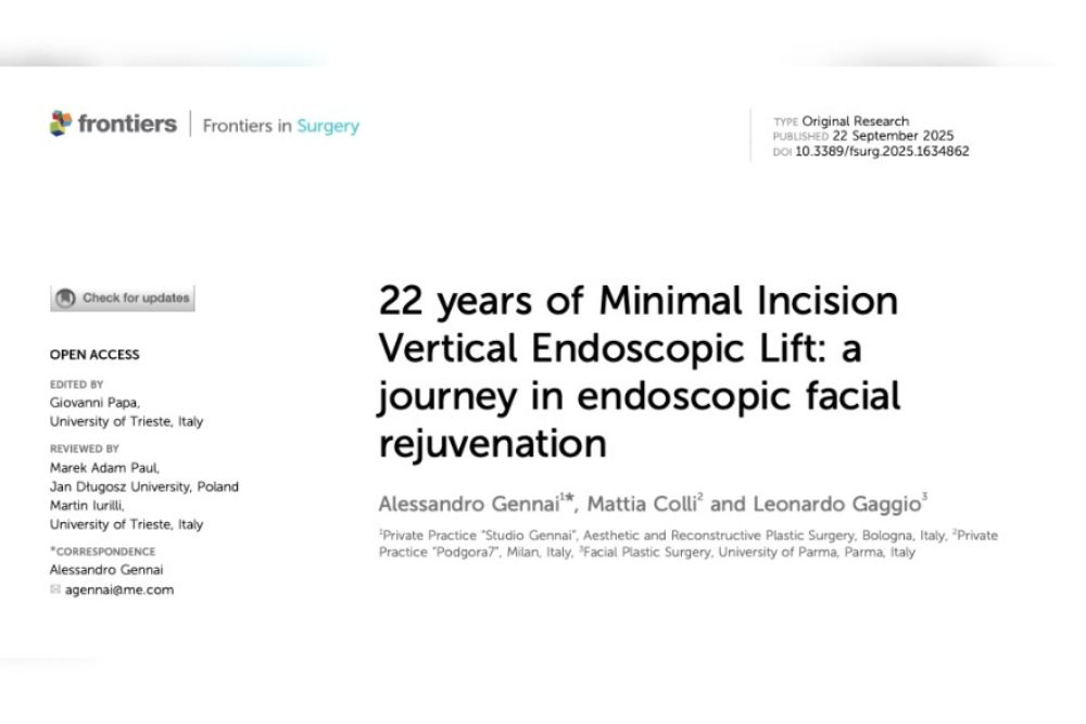 22 Years of Minimal Incision Vertical Endoscopic Lift
