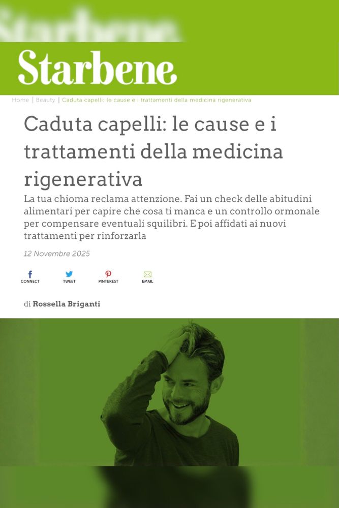 Caduta capelli le cause e i trattamenti della medicina rigenerativa